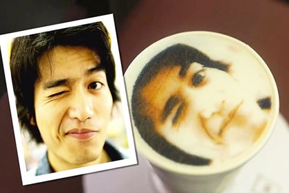 CAFFEINE SELFIE: THIS COFFEE SHOP PRINTS YOUR FACE WITH ITS FOAM